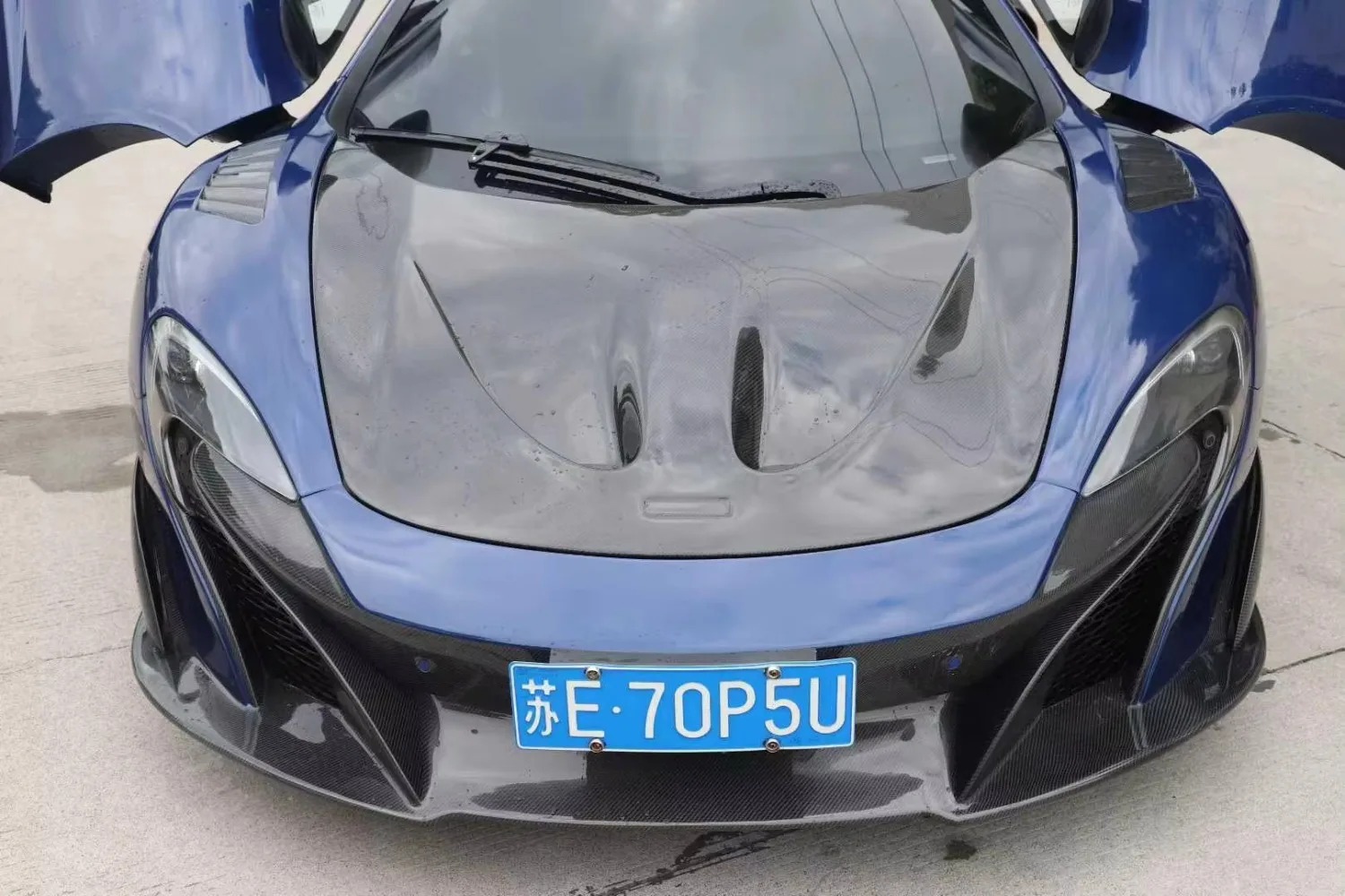 675LT Kits Body Kits for 650S Excellent Quality Wet Carbon Fiber Front Lip Side Skirt Rear Diffuser Hood Bonnet Fender